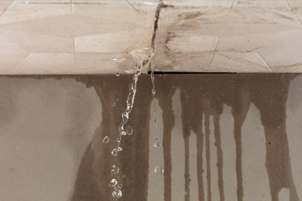 Professional Flood Damage Cleanup technician working in Springboro, PA